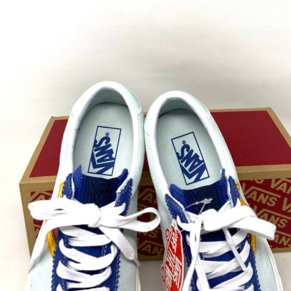 VANS SK8-HI MTE Retro Shoes Women's Multi Leo Suede Casual Blue Skate ALSU00824 - Picture 9 of 11